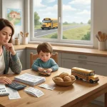 Assistante familiale qui calcule ses frais de route