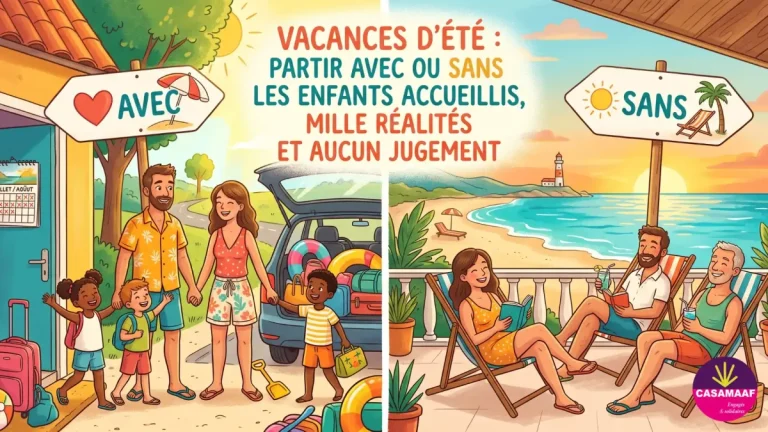 Vacances d'été des assistants familiaux : le choix de partir avec les enfants accueillis ou sans eux.
